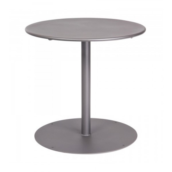 13L3RD30 30 Round Solid Top Restaurant Dining Table with Pedestal Base Commercial Wrought Iron Round Table 